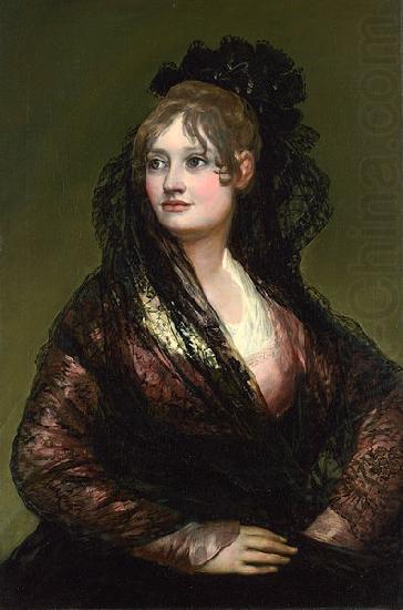 Francisco de Goya Portrait of Dona Isabel Cabos de Porcel china oil painting image